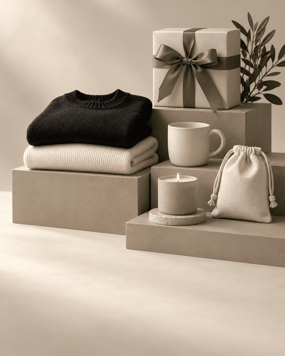 A curated neutral gift collection